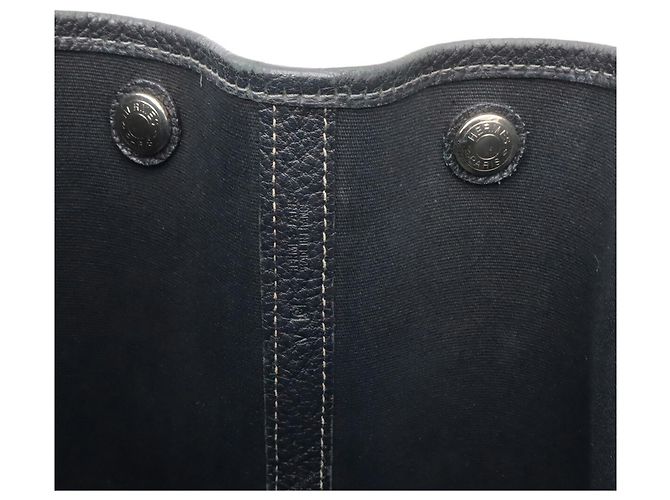 Hermès Borsa Tote HERMES Garden PM in nero - vista 7
