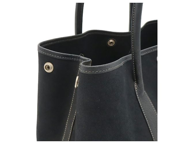 Hermès Borsa Tote HERMES Garden PM in nero - vista 8