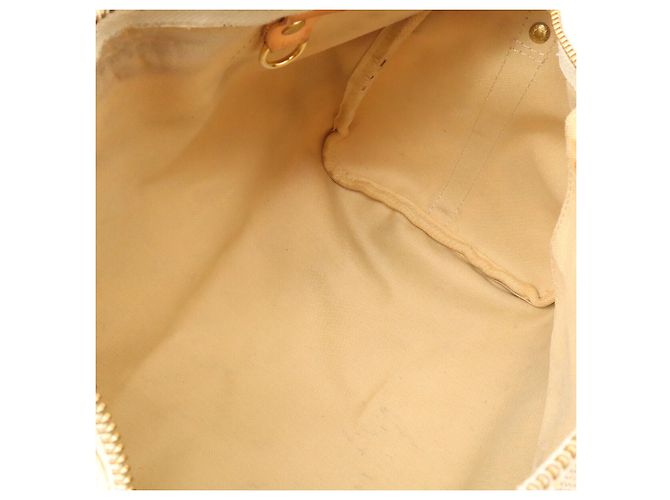 Borsa Louis Vuitton Damier Azur Speedy Bandoulière 30 Bianco Crudo - vista 9