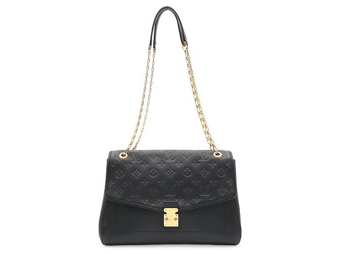 Borsa a Spalla con Catena Louis Vuitton Monogram Empreinte Saint Germain MM Nero - vista 2