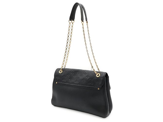 Borsa a Spalla con Catena Louis Vuitton Monogram Empreinte Saint Germain MM Nero - vista 3