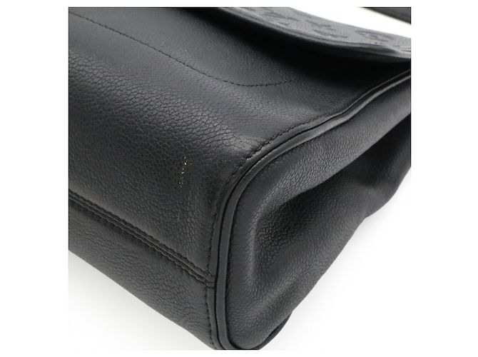 Borsa a Spalla con Catena Louis Vuitton Monogram Empreinte Saint Germain MM Nero - vista 4