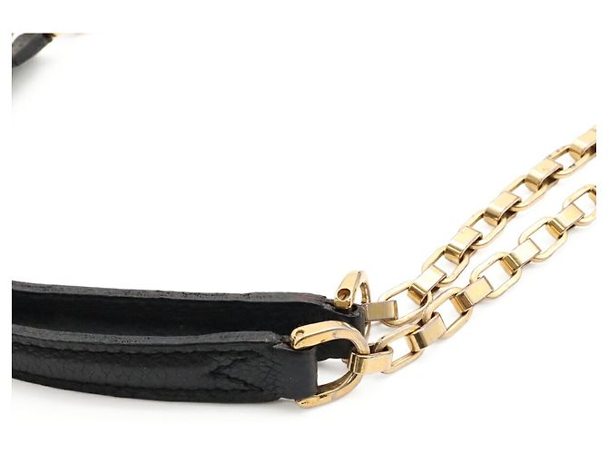 Borsa a Spalla con Catena Louis Vuitton Monogram Empreinte Saint Germain MM Nero - vista 5