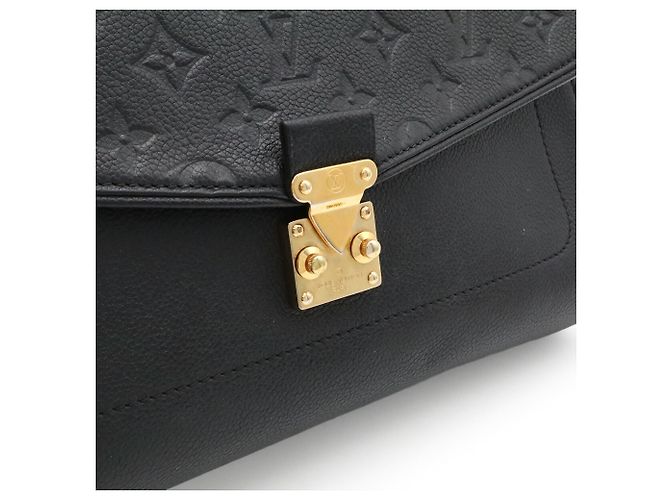 Borsa a Spalla con Catena Louis Vuitton Monogram Empreinte Saint Germain MM Nero - vista 6
