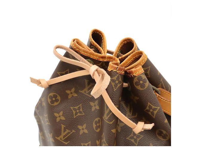 Borsa a Spalla Louis Vuitton Monogram Noe Marrone Monogramma - vista 5