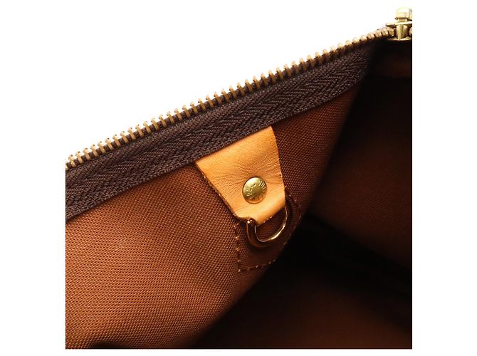 Sac à main Louis Vuitton Monogram Speedy 25 M41528 Marron Monogramme - vue 10