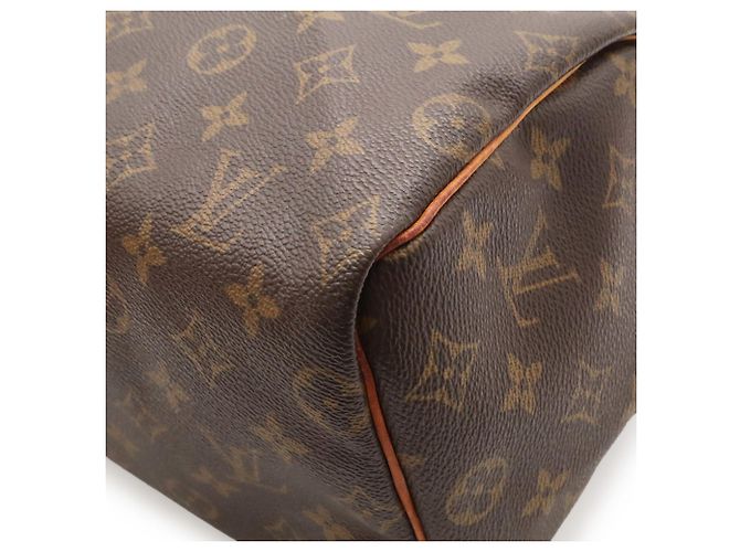 Sac à main Louis Vuitton Monogram Speedy 25 M41528 Marron Monogramme - vue 4