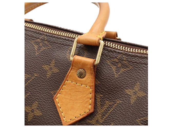 Sac à main Louis Vuitton Monogram Speedy 25 M41528 Marron Monogramme - vue 8