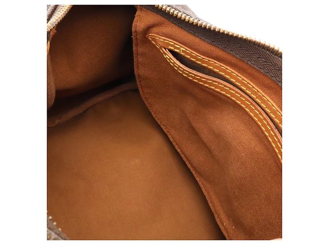 Borsa Louis Vuitton Monogram Speedy 25 M41528 Marrone Monogramma - vista 9