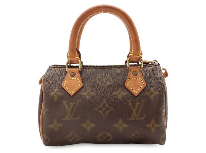 Borsa a mano Louis Vuitton Monogram Mini Speedy Marrone Monogramma - vista 2