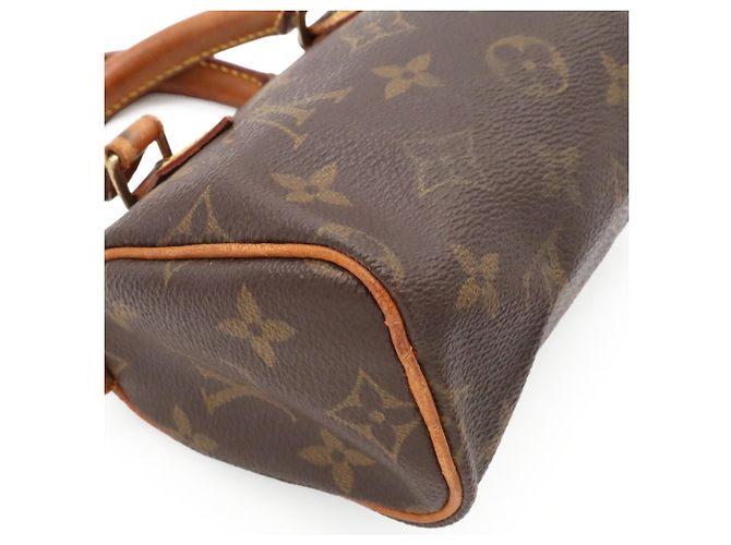 Borsa a mano Louis Vuitton Monogram Mini Speedy Marrone Monogramma - vista 4