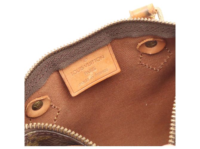 Borsa a mano Louis Vuitton Monogram Mini Speedy Marrone Monogramma - vista 9