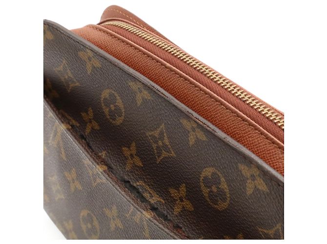Clutch Louis Vuitton Monogram Orsay Marrone Monogramma - vista 6