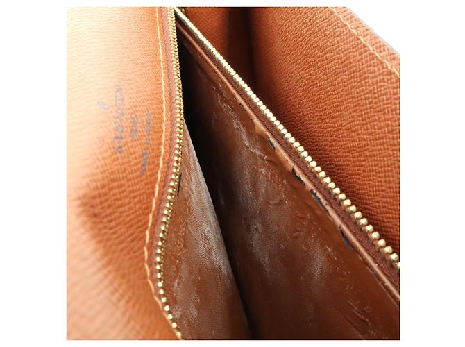 Borsa Louis Vuitton Monogram Monceau 28 Marrone Monogramma - vista 10