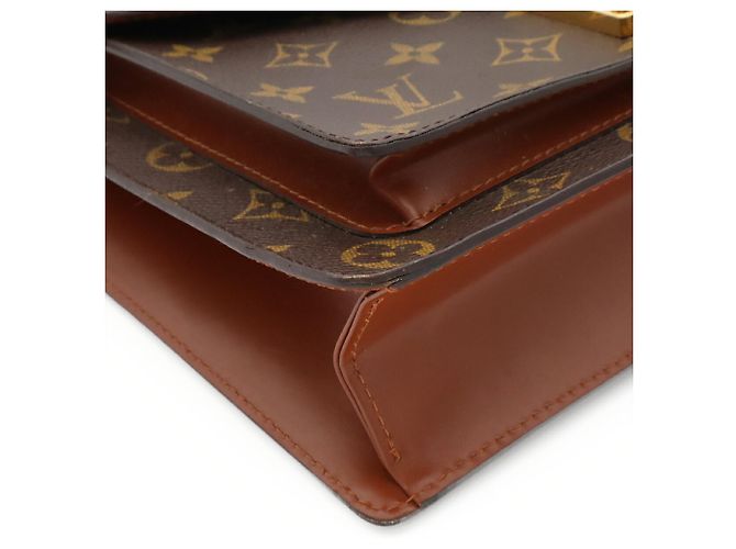 Borsa Louis Vuitton Monogram Monceau 28 Marrone Monogramma - vista 4