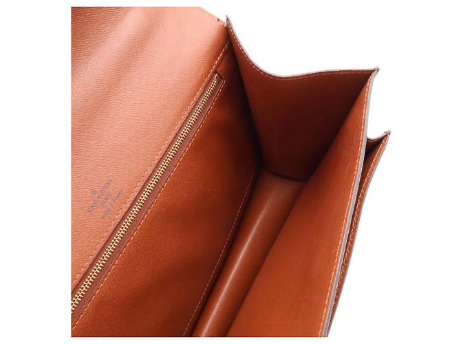 Borsa Louis Vuitton Monogram Monceau 28 Marrone Monogramma - vista 9