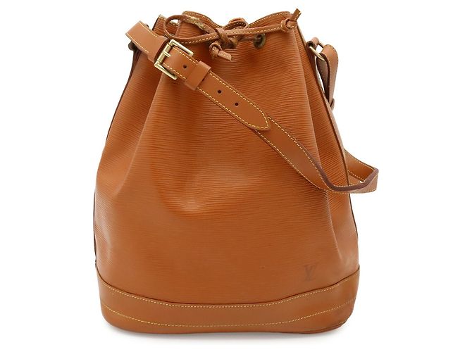 Borsa a Spalla Louis Vuitton Epi Noe D'oro Cammello - vista 2