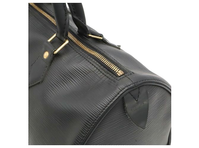 Borsa Louis Vuitton Epi Speedy 35 Nero - vista 10