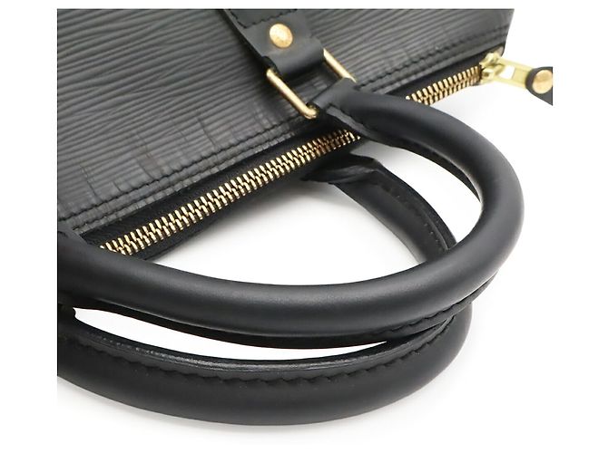 Borsa Louis Vuitton Epi Speedy 35 Nero - vista 5