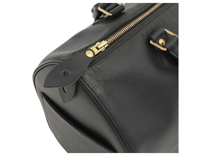 Borsa Louis Vuitton Epi Speedy 35 Nero - vista 6