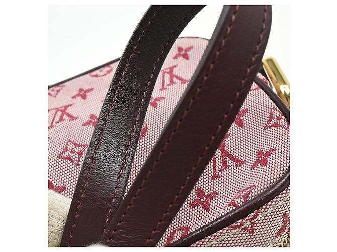 Louis Vuitton Juliette Mini Lin MM Rosso - vista 6