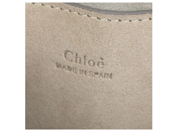 Chloé Chloe Faye en piel y ante Small Azul - vista 6