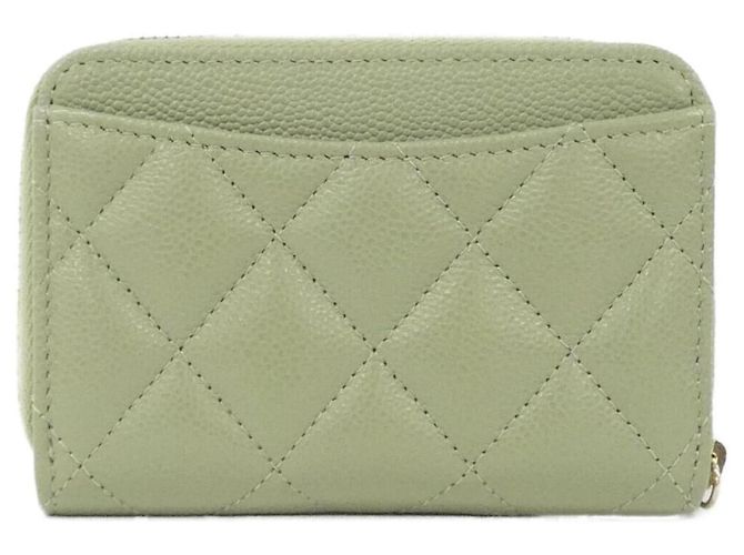 Monedero Timeless Classic Chanel Verde - vista 2