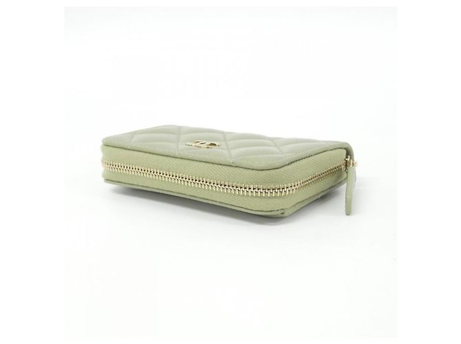 Monedero Timeless Classic Chanel Verde - vista 3