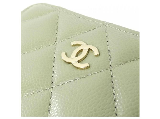 Monedero Timeless Classic Chanel Verde - vista 4