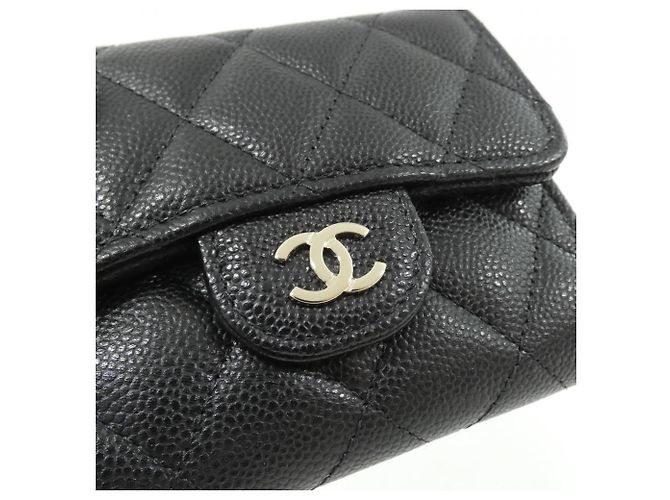 Cartera Chanel Timeless Classic Line AP0229 Negro Burdeos - vista 3