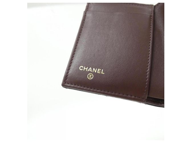 Cartera Chanel Timeless Classic Line AP0229 Negro Burdeos - vista 5