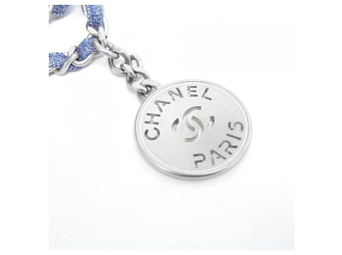 Borsa Chanel 22 Line MINI AS3980 Blu - vista 5
