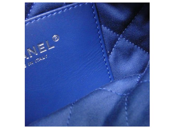 Borsa Chanel 22 Line MINI AS3980 Blu - vista 8