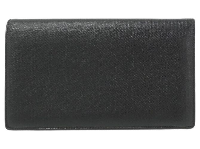 Timeless Chanel Coco Button Line Lederlanger Geldbeutel Schwarz - Ansicht 2
