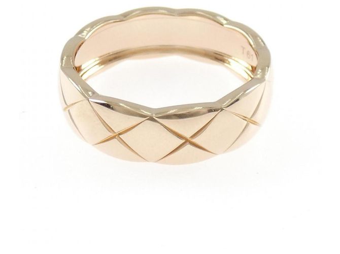 Anello Chanel Coco Crush Medium in Oro Rosa - vista 2