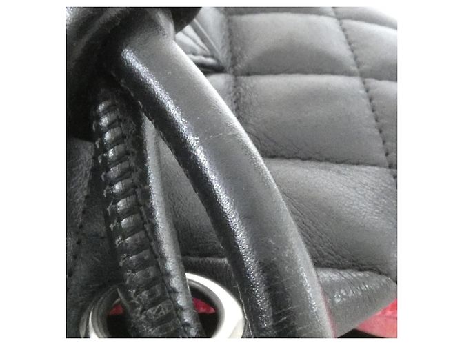 Borsa Chanel Cambon Line 25169 Nero Bianco - vista 7