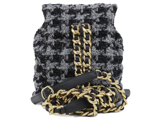 Zaino Chanel AS3615 Marrone Nero - vista 2
