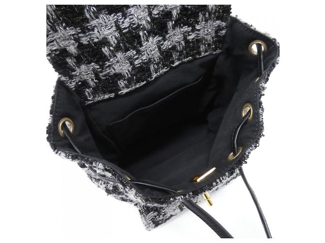 Zaino Chanel AS3615 Marrone Nero - vista 6