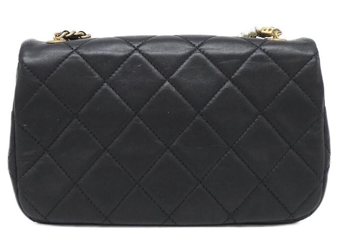 Borsa a tracolla in pelle nera Chanel AS2210 Nero - vista 2