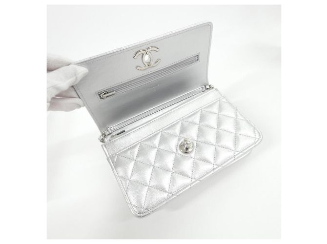 Timeless Chanel AP3938 Chain Shoulder Wallet Argento - vista 6