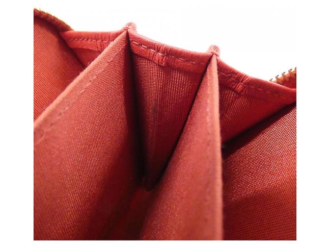 Monedero de piel de cordero rojo Chanel Roja - vista 9