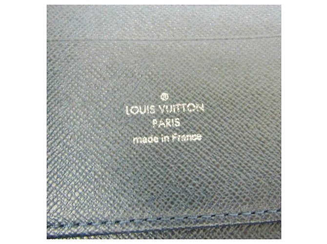 Louis Vuitton Atoll Organizer Taiga Leather Blue - view 6