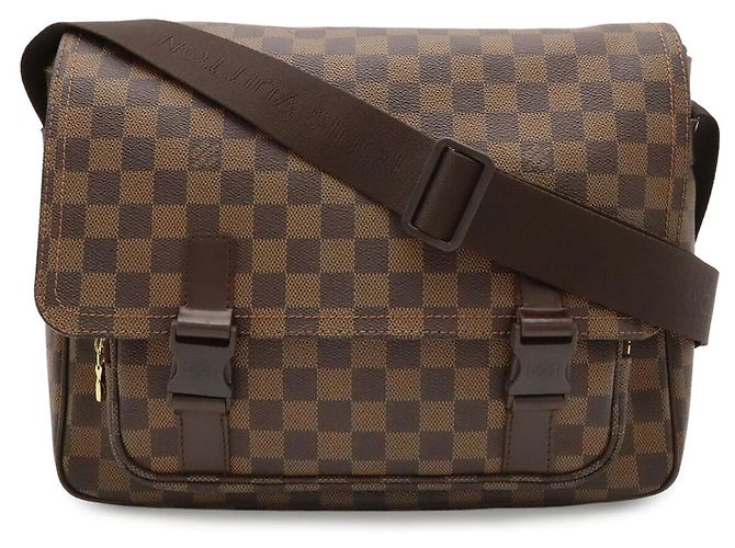 Borsa a Spalla Louis Vuitton Damier Melville Marrone - vista 2
