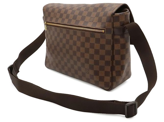 Borsa a Spalla Louis Vuitton Damier Melville Marrone - vista 3