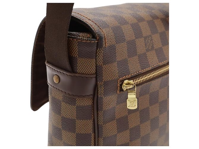 Borsa a Spalla Louis Vuitton Damier Melville Marrone - vista 5