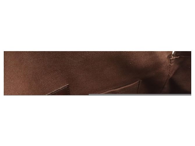 Borsa a Spalla Louis Vuitton Damier Melville Marrone - vista 9
