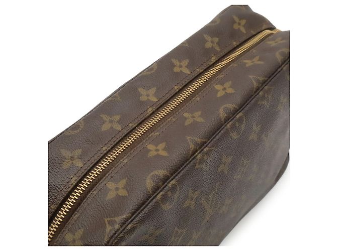 Louis Vuitton Monogram Trousse Toilette 28 Clutch Marrone - vista 6