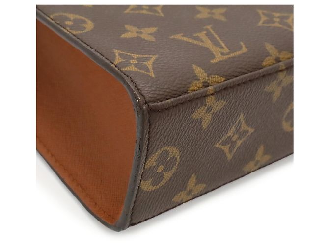 Borsa Louis Vuitton Monogram Malesherbes Marrone - vista 4