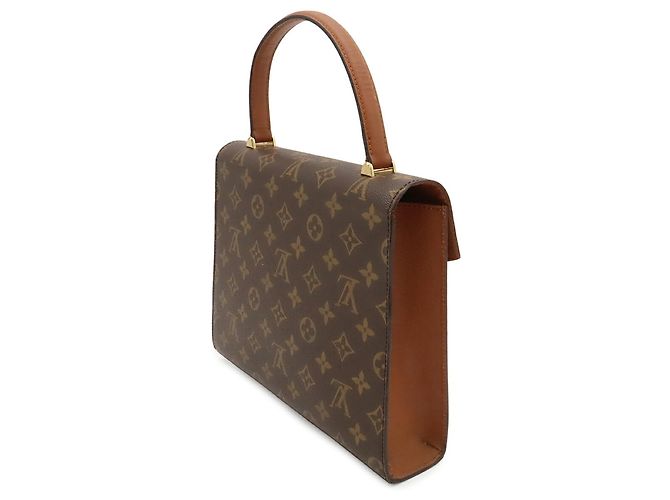 Borsa Louis Vuitton Monogram Malesherbes Marrone - vista 3