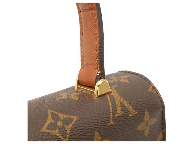 Borsa Louis Vuitton Monogram Malesherbes Marrone - vista 9